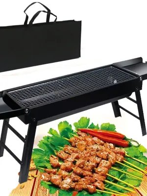 Barbecues pliables en acier portables pour réchaud à charbon