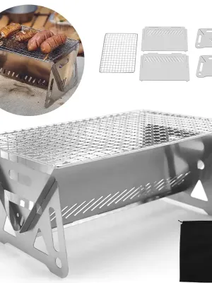 Mini Barbecue Grill pique-nique charbon de bois