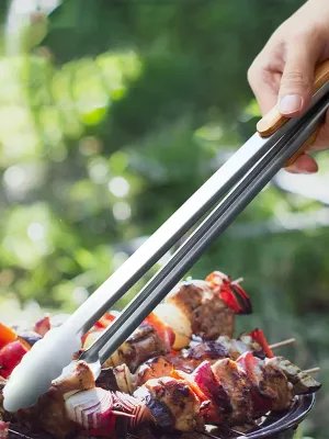 Pinces alimentaires en acier inoxydable