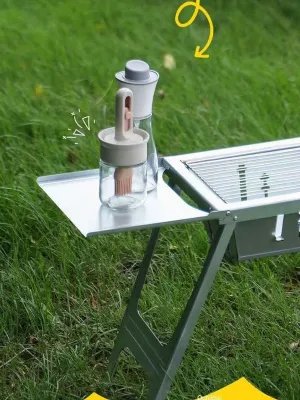 Barbecues pliables en acier portables pour réchaud à charbon