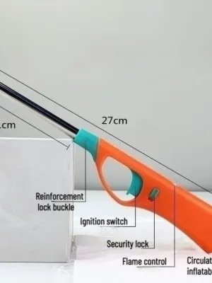 Briquet à Flamme Ouverte en Métal pour Cuisinière à Gaz